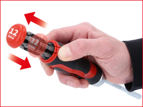 KS Tools 12 in 1 ratchet bit screwdriver