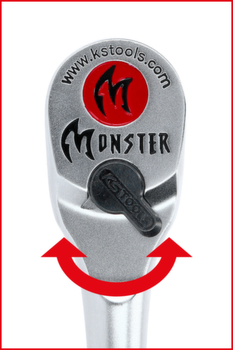 KS Tools 1/4" Monster bit reversible ratchet