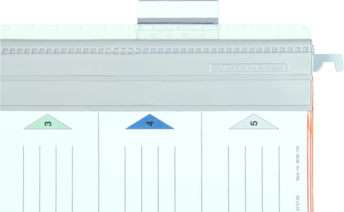 EICHNER Onglet encliquetable Typ 3 avec lamelles de désignation, transparent