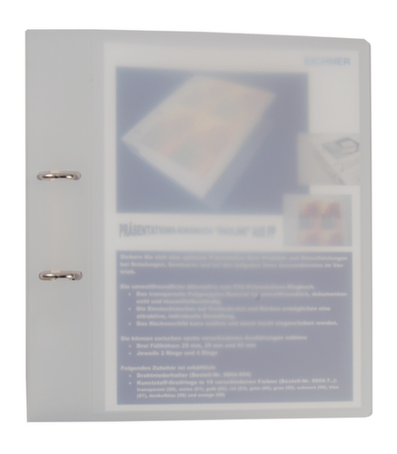 EICHNER Classeur à anneaux de présentation en PP transparent