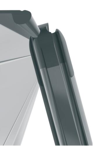 Franken tableau blanc pour glissière murale modulaire, hauteur x largeur 1000 x 1500 mm