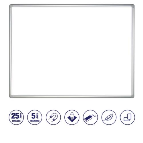 Franken tableau blanc pour glissière murale modulaire, hauteur x largeur 1000 x 1500 mm