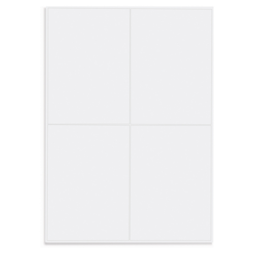 Étiquette opaque de masquage (100 planches)