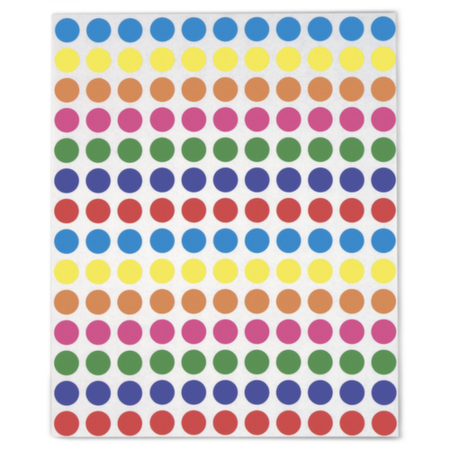 Pastille de couleurs assorties permanent 30 mm diam