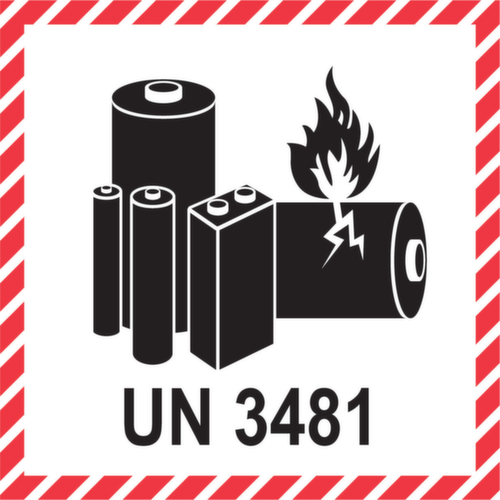 Étiquette pour le transport de matières dangereuses