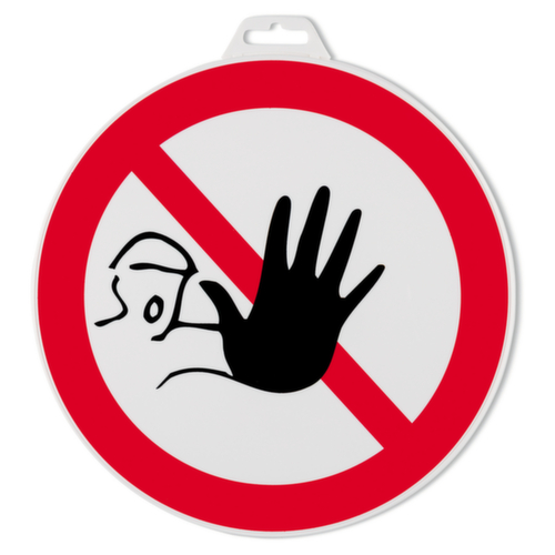 Panneau interdit de franchir le signal