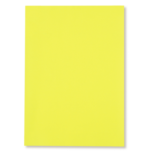 Étiquette fluo jaune rectangulaire adhésif permanent en planche A4 210x297 mm