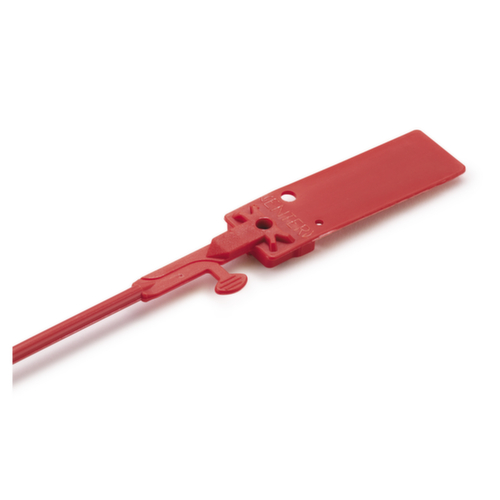 100 scellés rouge grande longueur à tige lisse