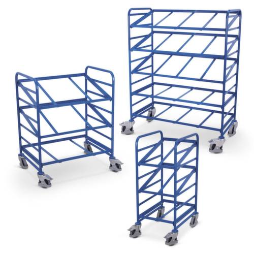 chariot d’entrepôt pour bac norme Europe