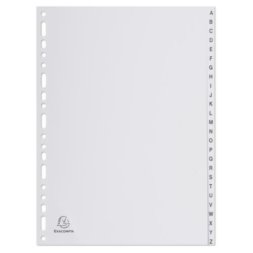 Intercalaire alphabétique en polypropylène