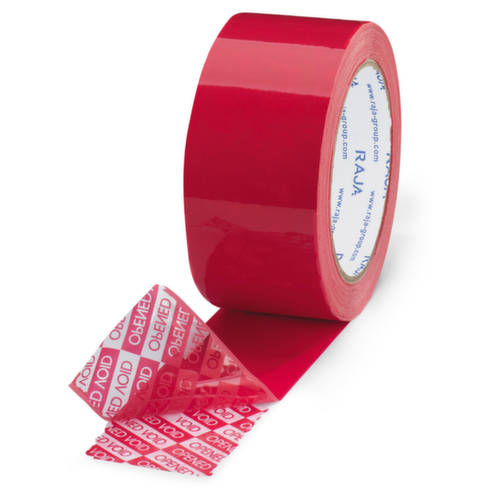 Ruban adhésif de sécurité rouge