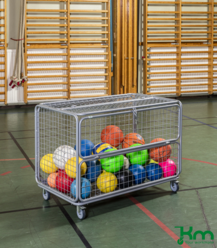 Kongamek Fourgon de livraison de type boîte, force 150 kg, plateau longueur x largeur 1180 x 662 mm