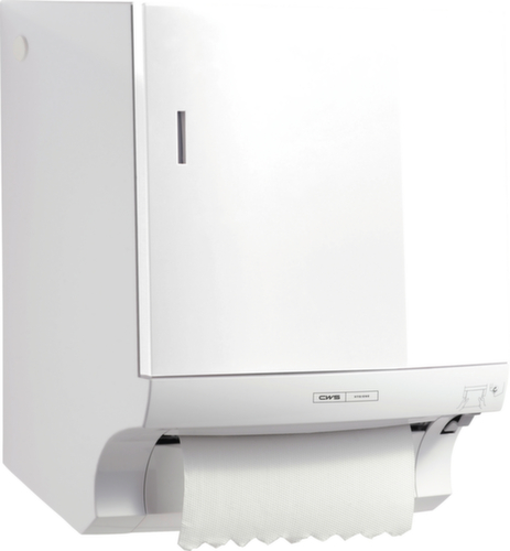 CWS Distributeur de rouleaux de serviettes, plastique, blanc