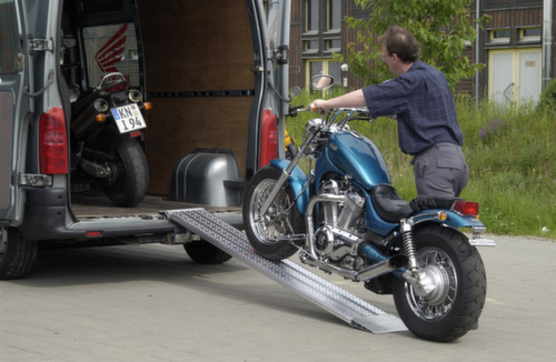 Laadrail met afglijdbeveiliging