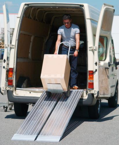 Laadrail met afglijdbeveiliging