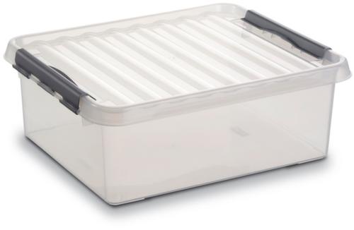 Stapelbare opbergbox transparant