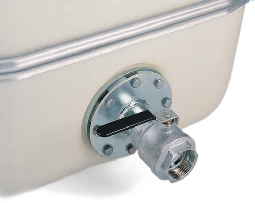 Ruimtebesparende tank van polyethyleen