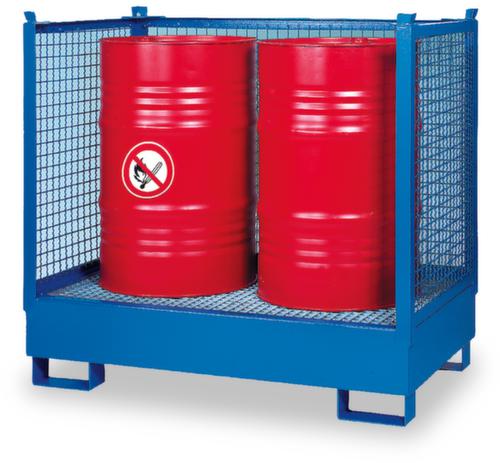 Stapelbare opvangbak met rooster