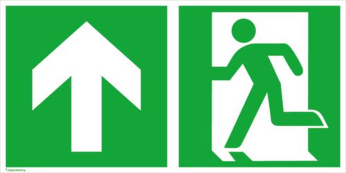 Bord voor vluchtroutesignalering SafetyMarking® nooduitgang