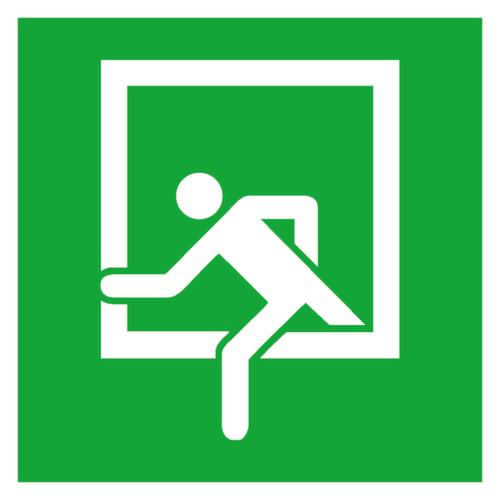 Bord voor vluchtroutesignalering nooduitgang