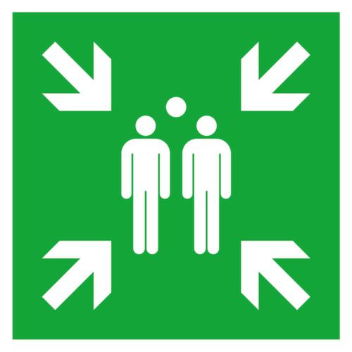 Bord voor vluchtroutesignalering nooduitgang