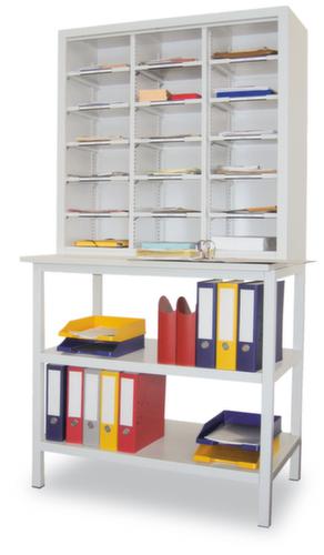 PAVOY Post-/sorteerstelling Basis, breedte 1000 mm, 18 vakken