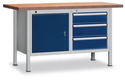 KLW Lutz Werkbank in RAL 7035/5010