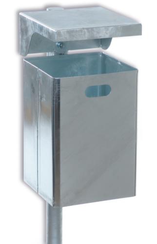 Vuurverzinkte afvalbak voor buiten