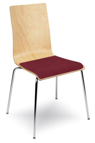 Nowy Styl Houten kuipstoel met 4-voetonderstel