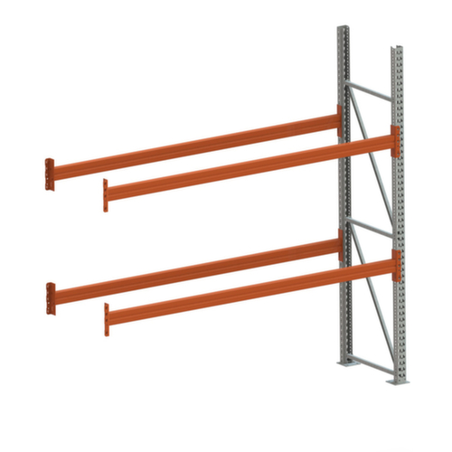META Palletstelling MULTIPAL voor 6 pallets, 2785 mm breed, 3 opslagniveaus