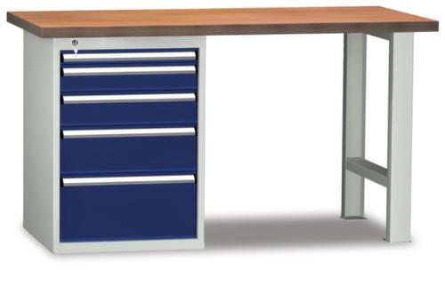 KLW Lutz Werkbank in RAL 7035/5010