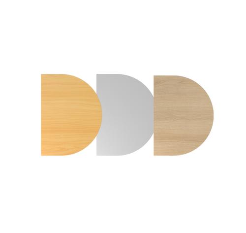 Halfronde aanbouwtafel XB-Serie