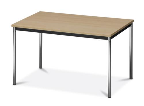 Multifunctionele tafel met ronde buizen met 4-voetonderstel