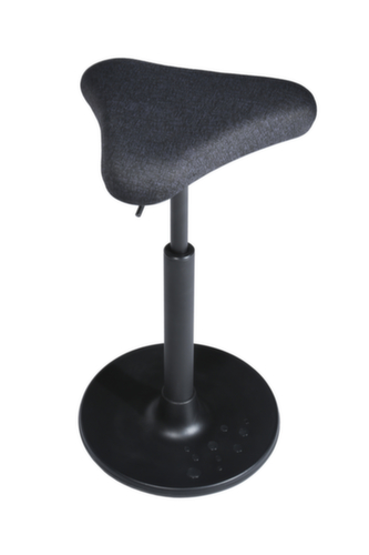 Topstar Zit-/stahulp Sitness H1 met driehoekige zitting, zithoogte 570 - 770 mm, zitting zwart