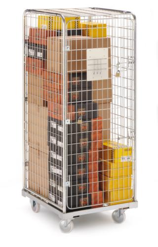 Veiligheidsrolcontainer, draagvermogen 500 kg, lengte x breedte 715 x 805 mm