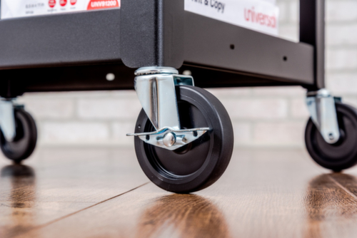 Robuuste bijzetwagen voor elektronische apparaten