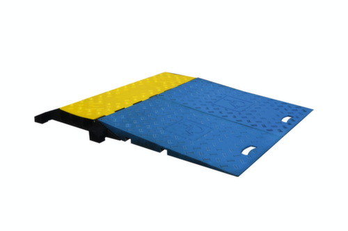 Moravia set rolstoeloprijplaat MORION voor kabelbrug, breedte 440 mm, blauw