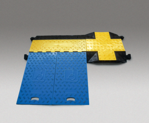 Moravia set rolstoeloprijplaat MORION voor kabelbrug, breedte 440 mm, blauw