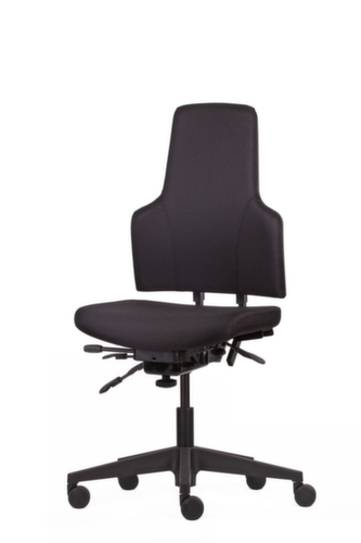 Bureaustoel A360-WS met permanent contactmechanisme, zwart