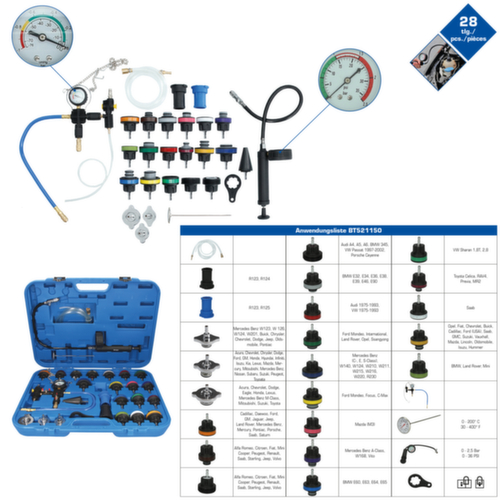 Hoofd koelsysteem diagnostische kit