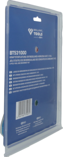 Brandstofleiding ontkoppelingstang set