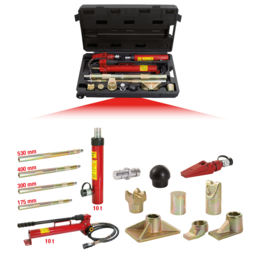 Hydraulische auto rechttrek gereedschap set 10t