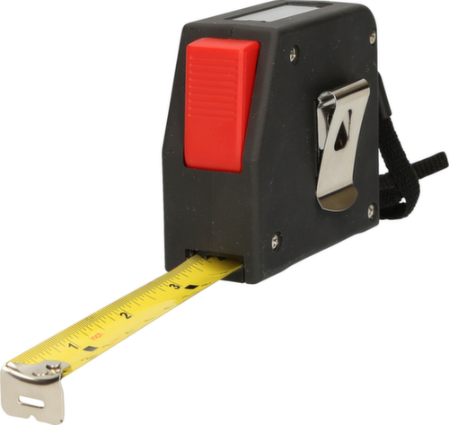 Meetlint met slot en riemclip