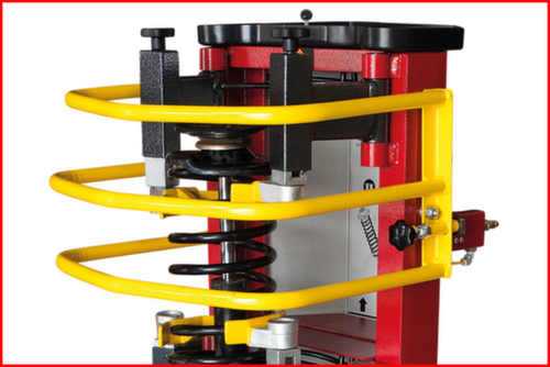 Perslucht standveerklem incl. adapterplaat