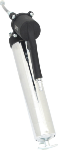 Perslucht vetspuit met flexibele slang en mondstuk