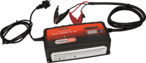 12V + 24V SMARTcharger Hoogfrequente acculader 25A/12,5A