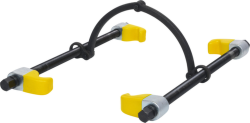 Veercompressor met veiligheidsbeugel