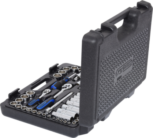 1/4"+3/8" CHROMEplus dopsleutelset