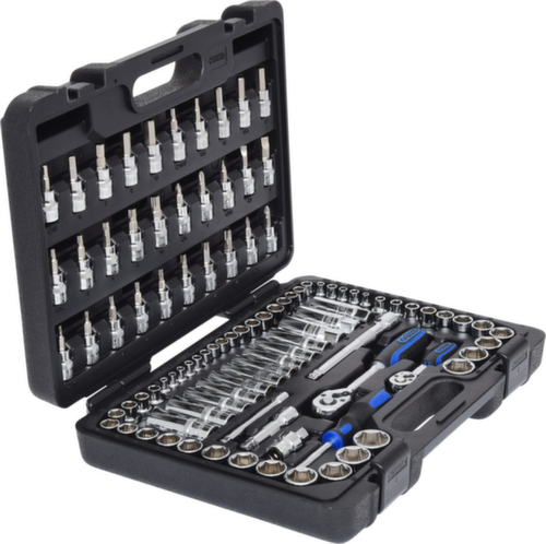 1/4"+3/8" CHROMEplus dopsleutelset