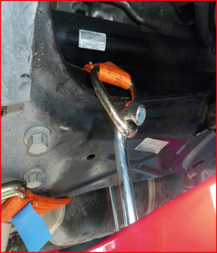 Universele motorsteun dwarsbalk set